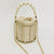 Pearl Rhinestone Bucket Bag Handbag Dress Bag Chain