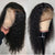 European And American Ladies Black Front Lace Small Wavy Curly Hair