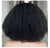 Black Women Non-Glue Human Hair Silk Curly Wig