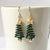 Christmas Earrings Tree Star DIY Earrings