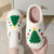 Christmas Cute Cartoon  home Slippers For Women And Men