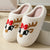 Christmas Cute Cartoon  home Slippers For Women And Men