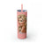 Skinny Personalized Tumbler with Straw, 20oz