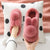 Cotton Slippers Women's Thick Bottom Non-slip Three-dimensional Plush