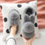 Cotton Slippers Women's Thick Bottom Non-slip Three-dimensional Plush