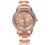 Brand Rose Gold rhinestone quartz Watch Luxury for Women  Casual