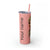 Skinny Personalized Tumbler with Straw, 20oz