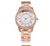 Brand Rose Gold rhinestone quartz Watch Luxury for Women  Casual