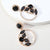 Inlaid Shiny Glass Alloy Earrings For Women