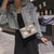 Rhinestone rivet chain bag shoulder bag