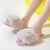 Open Cotton Slippers Women's Home Plush