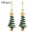 Christmas Earrings Tree Star DIY Earrings