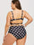 High-rise Bikini Top Bottom Padded Swimsuit /Plus Size Swimwear/Beachwear