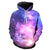 Starry Sky Digital Pocket Long Sleeve Sweatshirt