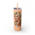 Skinny Personalized Tumbler with Straw, 20oz