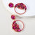 Inlaid Shiny Glass Alloy Earrings For Women