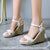 Wedge Shoes Sandals High Heels Gladiator for women