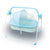 Newborn Cradle Sleeping Rocker Rocking Chair With Music Portable Baby Bed For 0-4 years old