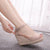 Plus Size Bohemian Women Sandals Ankle Strap Straw Platform wedges for women