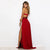 Adogirl Red Lace Dress For Women Evening Party Dress Beach Womens Boho Sleeveless Maxi Dress High Split Backless robe Vestidos