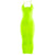 Women Solid Sexy Skinny Slim Bodycon Sleeveless Dress