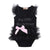 Black Kids Baby Girls Clothes  Romper Jumpsuit Outfits Summer Clothing