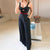 Wide Leg Spaghetti Straps Sleeveless Jumpsuit Women