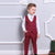 Formal Children Clothing Sets Suits for Boys Vest Shirt Pant