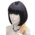 StrongBeauty Women's Wigs Bob Black Hair Short Straight Natural Synthetic Capless Wig COLOUR CHOICES