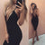 Summer Party Dress Women Spaghetti Strap Deep V-Neck Dress Sexy Clubwear Sleeveless Backless Lace-up Bodycon Dress Ladies