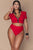 Plus Size Solid high waist mesh Swimsuit Set two pieces short sleeve Swimwear