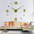 large wall clock watch 3d wall clocks de pared home decoration 3d wall stickers pecial  Living Room home decoration accessories