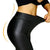 Leather Shiny Sexy High Waist Black Stretchy Pant for women