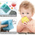 Baby Grasp Sensory Building Blocks Soft Ball Kid Bath Toy 3D Infants Rubber Teether Silicone Squeeze Toys for Toddler 1 2 3 Year