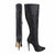 Winter Over The Knee Women Boots Leather Sexy High Heels Slip on Shoes Pointed Toe