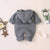 0-24M Newborn Baby Knitted Sweater Jumpsuits Autumn Winter Soft Warm