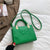 All-match Crocodile Pattern Portable And Fashion Textured Small Square Bag Women