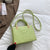 All-match Crocodile Pattern Portable And Fashion Textured Small Square Bag Women