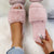 Women's Indoor Plush Flat Slippers