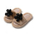 Flowers Openings Cotton Slippers Color Matching Home