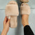 Women's Indoor Plush Flat Slippers