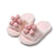 Flowers Openings Cotton Slippers Color Matching Home