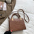 All-match Crocodile Pattern Portable And Fashion Textured Small Square Bag Women