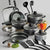 Tramontina Primaware 18 PCS Aluminum Non-stick Cookware Set with Pan and Spoon