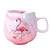 Flamingo Coffee Mugs Ceramic Travel Cup Cute Cat Foot