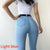 Open-Crotch Pants Sexy Skinny Hip Jeans for Women