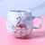 Flamingo Coffee Mugs Ceramic Travel Cup Cute Cat Foot