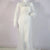 New pearl white Pregnant Photography Dresses Soft Mesh Beaded Elegant Maternity Dress Long Sleeve off shoulder Sexy Dress