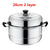 Stainless Steel two Three layer Thick Steamer pot Soup Steam Pot Universal Cooking Pots for Induction Cooker Gas Stove steam pot