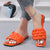 Soft Slippers Square Toe Flat Sandals for women